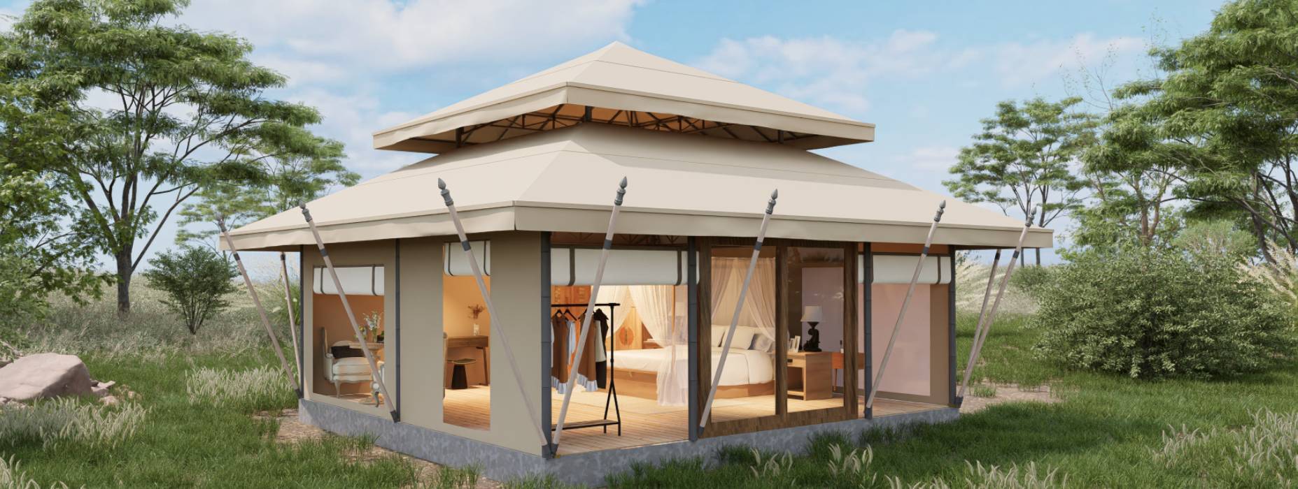 尼勒克县户外野奢帐篷